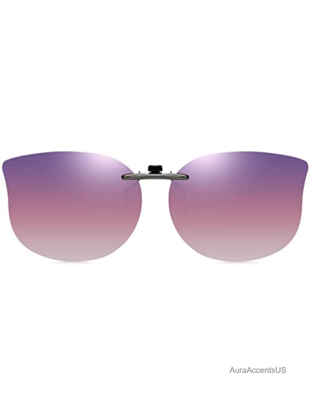 CAXMAN Cat Eye Clip On Sunglasses Polarized Compact Fit No Flip